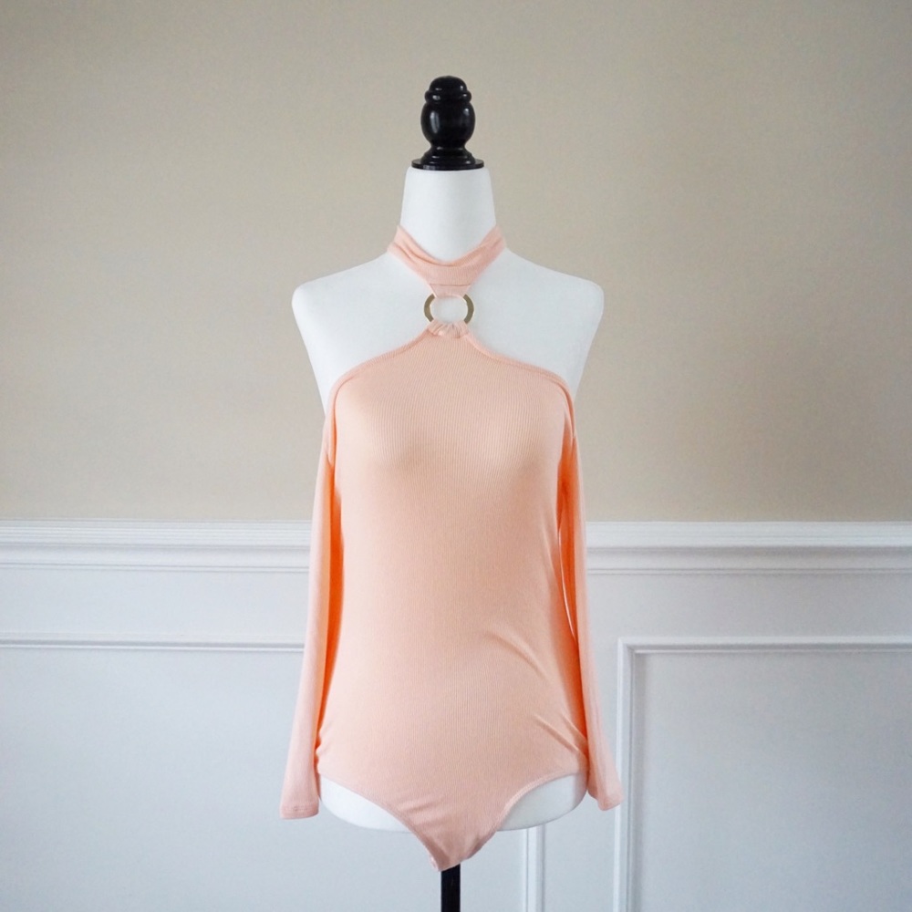 Very flattering off shoulder body suit